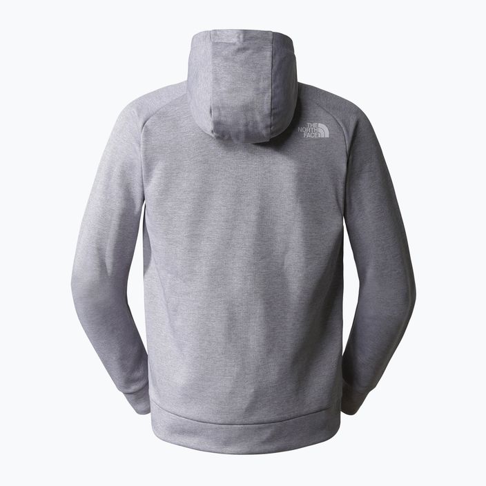 Felpa da uomo The North Face Reaxion Fleece grigio chiaro erica/grigio asfalto 6