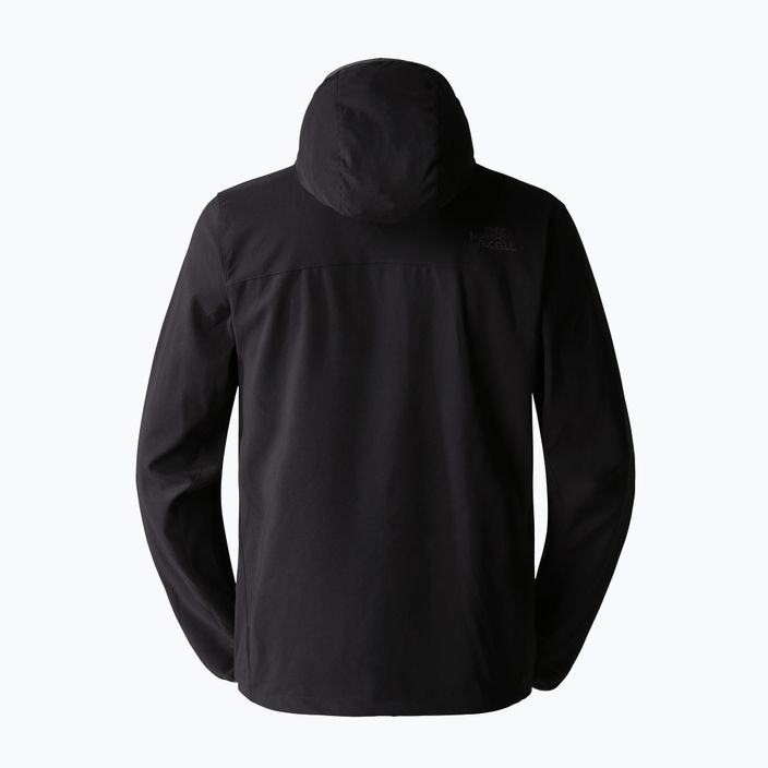 Giacca softshell da uomo The North Face Nimble Hoodie nero/npf 6