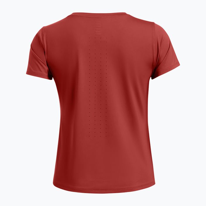 Maglia da running Under Armour Launch Elite donna arancione terra/riflettente 2