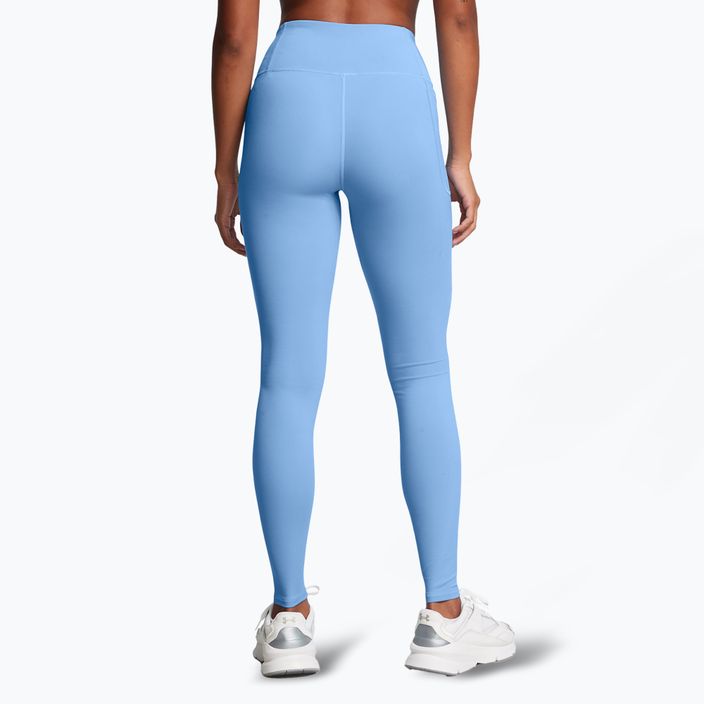 Leggings da allenamento Under Armour Motion da donna horizon blu/bianco 3