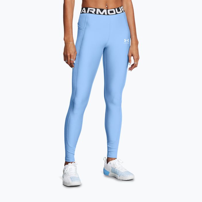 Leggings da allenamento Under Armour donna horizon blu/bianco