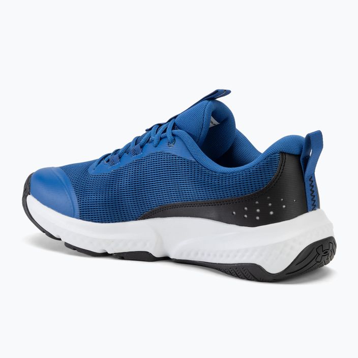 Under Armour Dynamic Select scarpe da ginnastica da uomo blu/nero/bianco 3