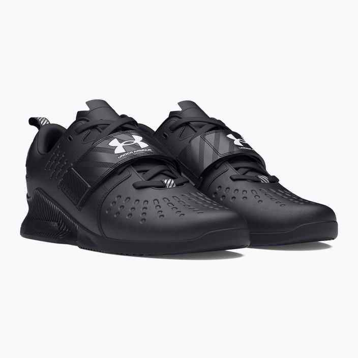 Under Armour Reign Lifter scarpe da allenamento nero/nero/bianco 8