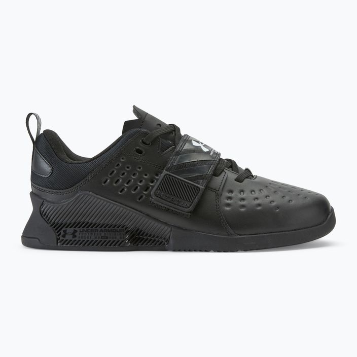 Under Armour Reign Lifter scarpe da allenamento nero/nero/bianco 2