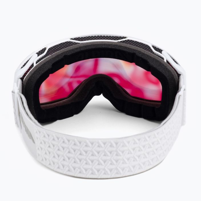 Alpina Estetica QV bianco lucido/oro sph occhiali da sci 3