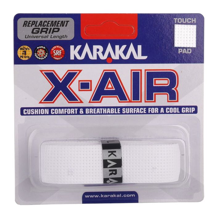 Impacco per racchetta da squash Karakal X-AIR Grip bianco 2