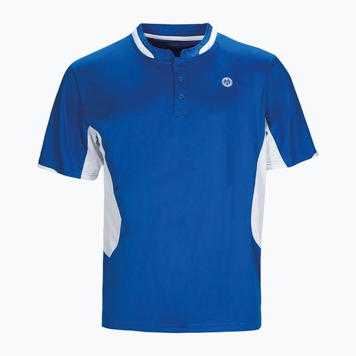 Camicia da squash da uomo Oliver Palma Polo blu/bianco