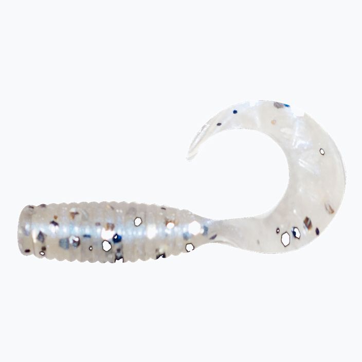 Esca in gomma Relax Twister VR1 Standard 8 pezzi blu perla-argento, nero glitterato