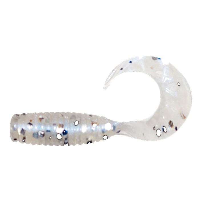 Esca in gomma Relax Twister VR1 Standard 8 pezzi blu perla-argento, nero glitterato 2