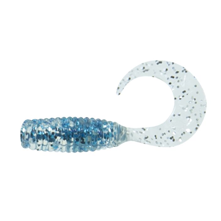 Esca in gomma Relax Twister VR1 Standard 8 pz. glitter chiaro/azzurro/glitter chiaro/argento 2