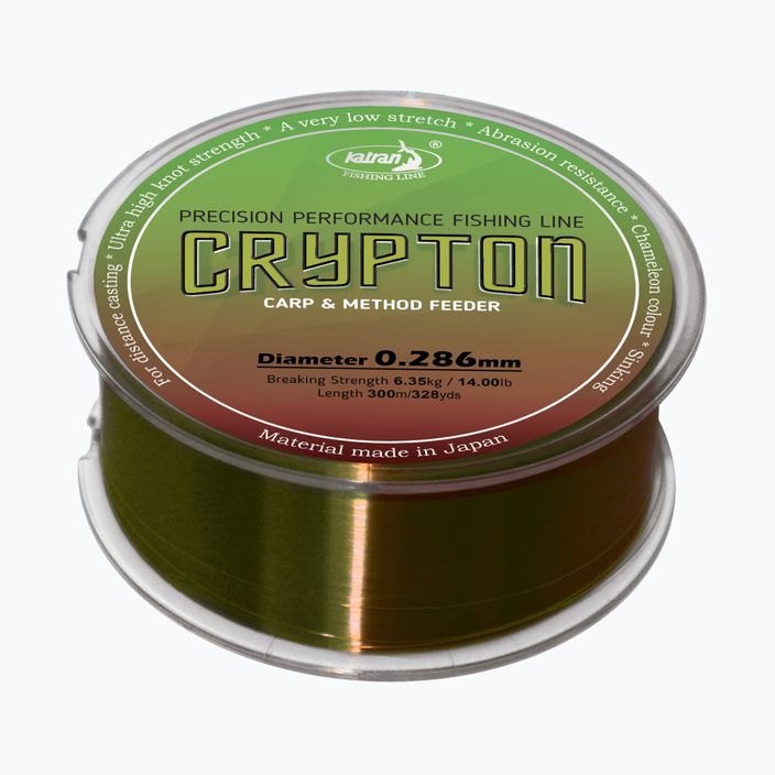 Katran Crypton Carp & method feeder line verde fluo