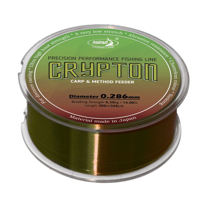 Katran Crypton Carp & method feeder line verde fluo 2