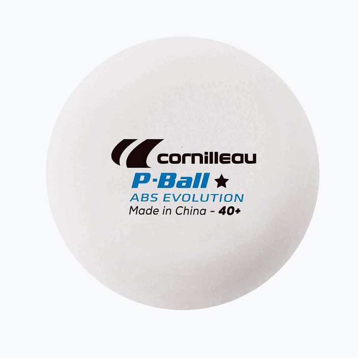 Cornilleau P-Ball* ABS EVOLUTION palline da tennis da tavolo 6 pezzi bianco. 2