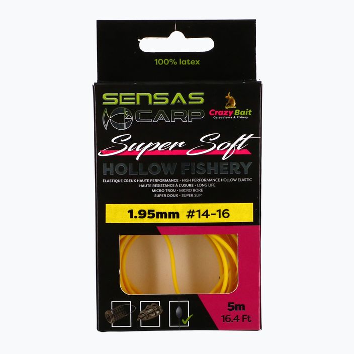 Sensas Hollow Fishery Super Soft 1,95 mm ammortizzatore per asta giallo