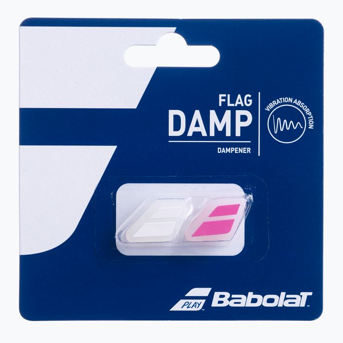 Babolat Flag Damp 2 pezzi bianco/rosa 2