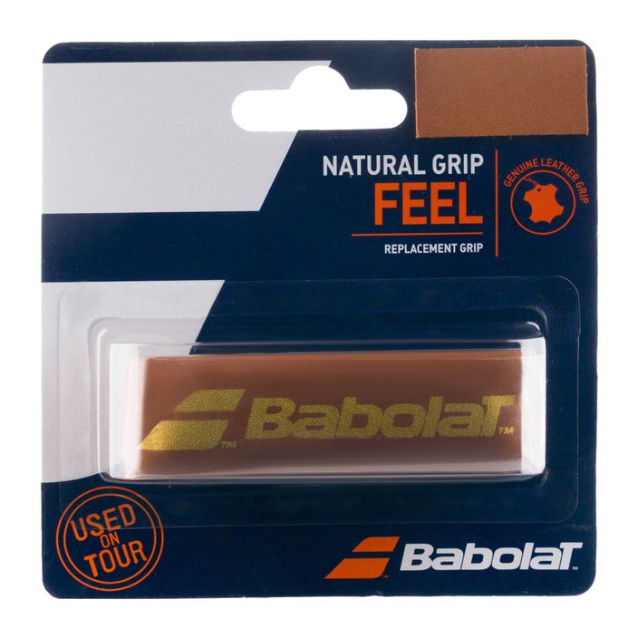 Babolat Natural Grip marrone, involucro per racchetta da tennis 2