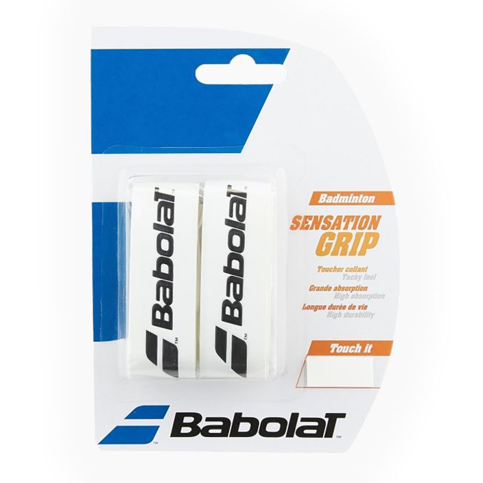 Babolat Grip Sensation Racchette da badminton 2 pezzi bianco. 2