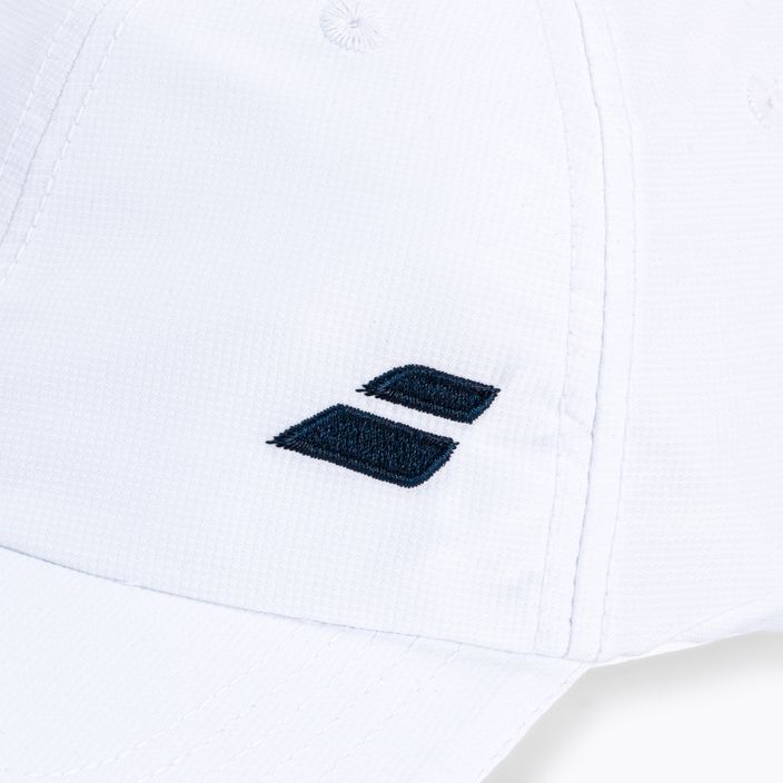 Cappellino Babolat Basic Logo bianco/bianco 5