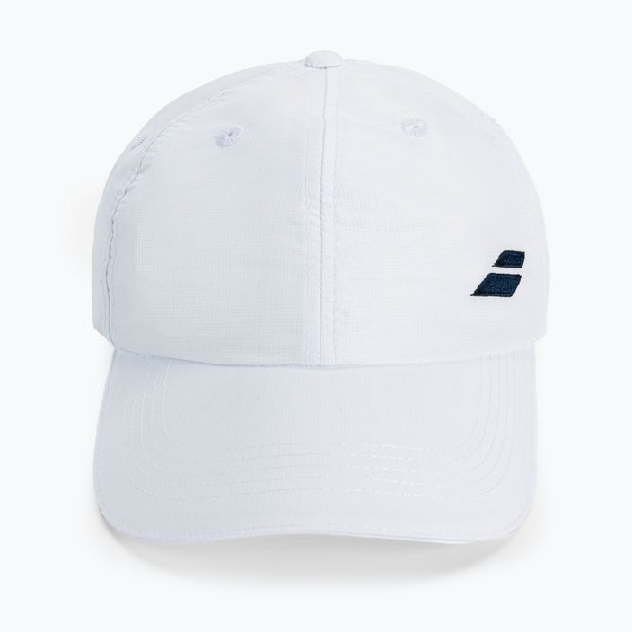 Cappello da baseball Babolat Basic Logo bianco/bianco per bambini 4