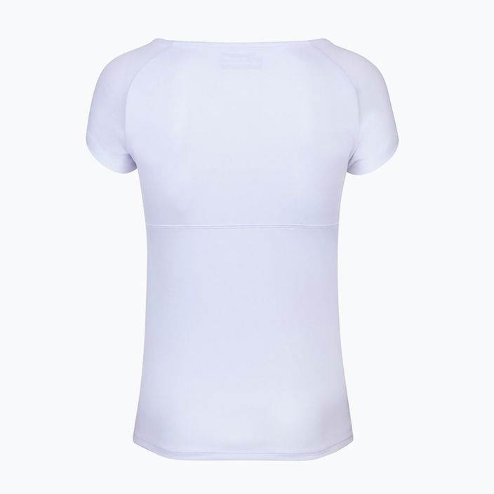 Maglietta da tennis Babolat donna Play Cap Sleeve bianco/bianco 2