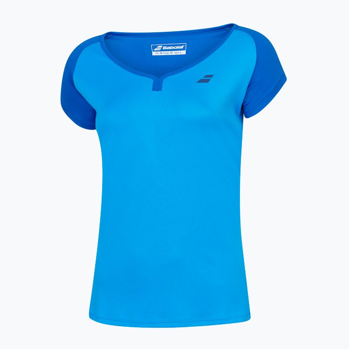 Maglietta da tennis Babolat donna Play Cap Sleeve blu aster 2