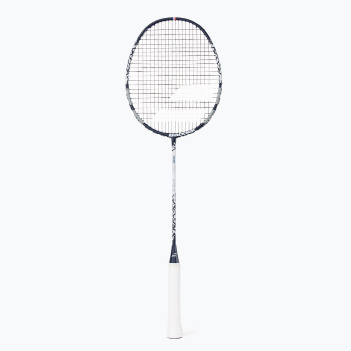 Racchetta da badminton Babolat Prime Power Strung FC blu/grigio/bianco