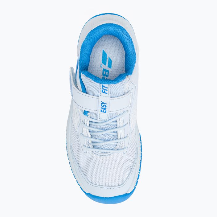 Babolat 21 Pulsion AC scarpe da tennis per bambini bianco/azzurro 6