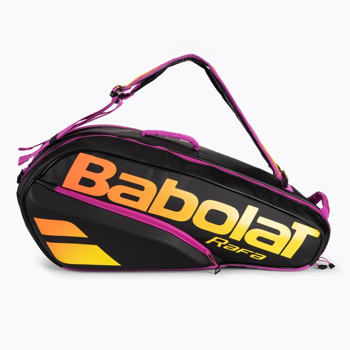 Borsa da tennis Babolat RH X6 Pure Aero Rafa 42 l nero/arancio/viola 2