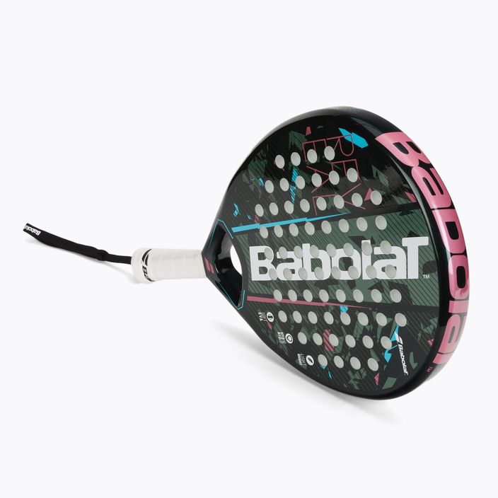 Racchetta da paddle Babolat Reveal da donna nero/verde/rosa/blu 2
