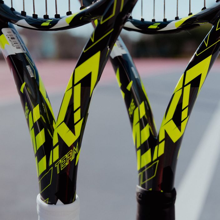 Racchetta da tennis Babolat Pure Aero Team grigio/giallo/bianco 9