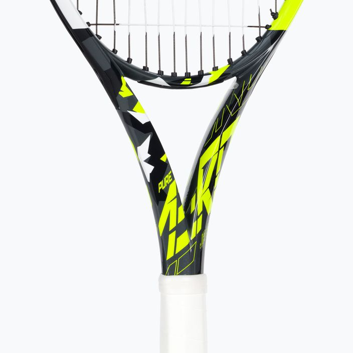 Racchetta da tennis Babolat Pure Aero Junior 26 grigio/giallo/bianco per bambini 5