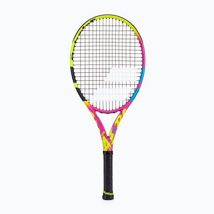 Racchetta da tennis Babolat Pure Aero Rafa Jr 26 2gen giallo/rosa/blu per bambini