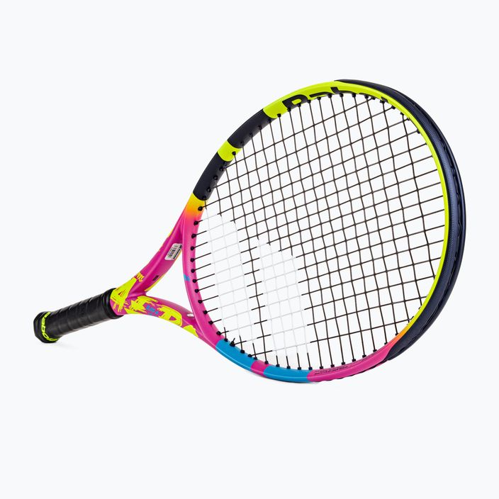 Racchetta da tennis Babolat Pure Aero Rafa Jr 26 2gen giallo/rosa/blu per bambini 2