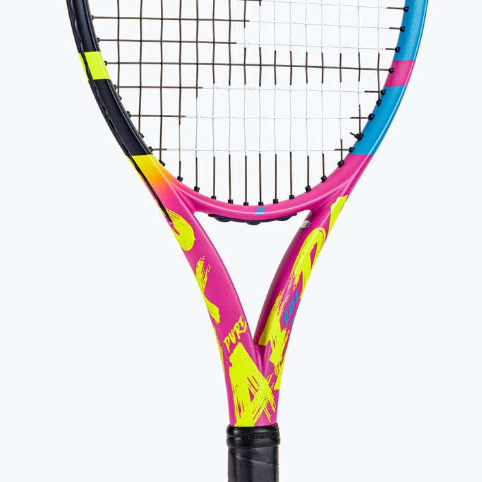 Racchetta da tennis Babolat Pure Aero Rafa Jr 26 2gen giallo/rosa/blu per bambini 4