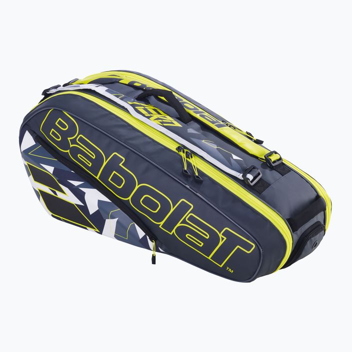 Babolat RH6 Pure Aero borsa da tennis 42 l grigio/giallo/bianco 2