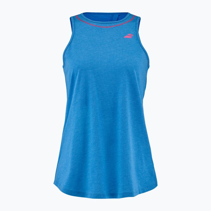 Maglietta da tennis Babolat da donna Exercise Cotton Tank blu heather