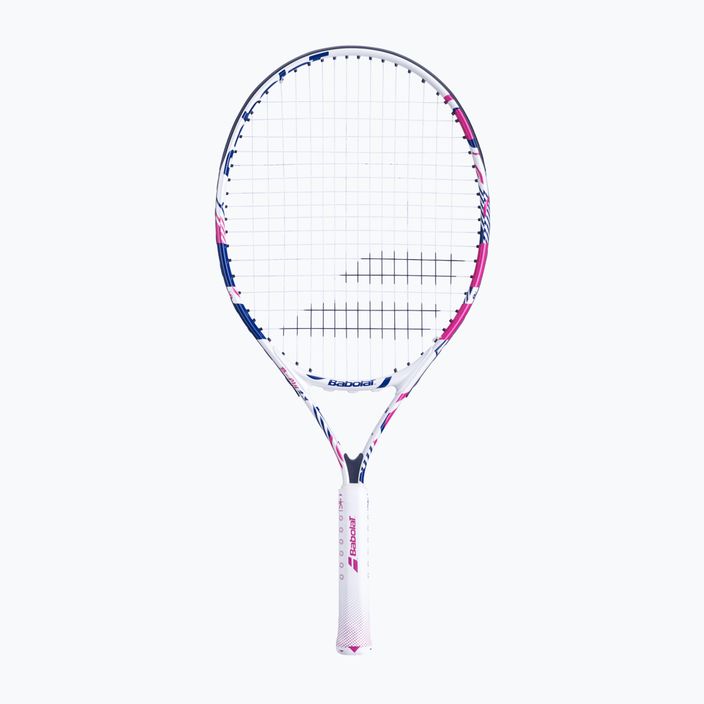 Racchetta da tennis Babolat B Fly 23 bianco/rosa/blu per bambini 6