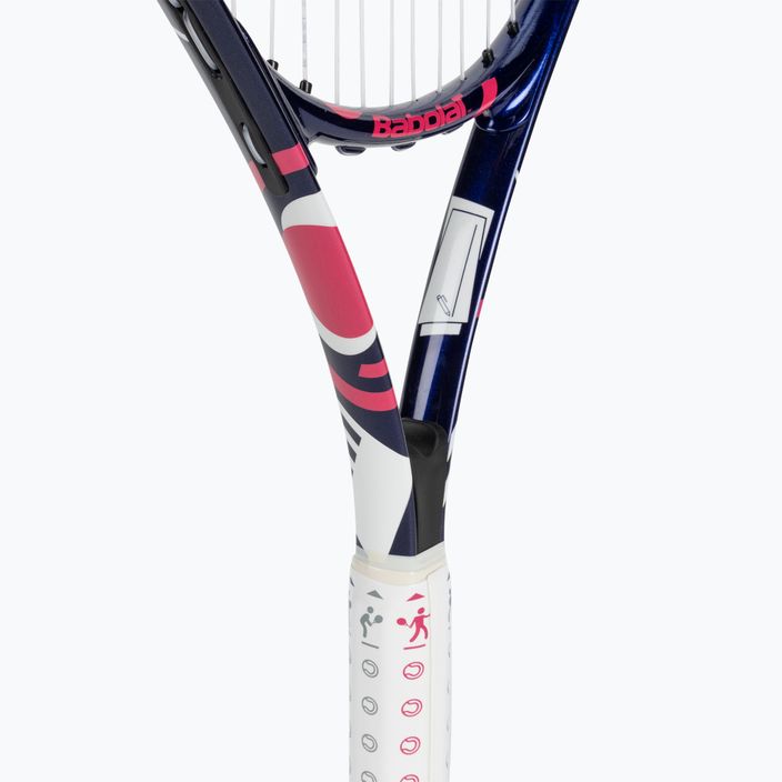 Racchetta da tennis Babolat B Fly 25 per bambini bianco/rosa/blu 4