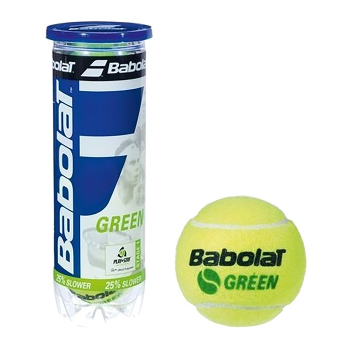 Palline da tennis Babolat Green 3 pz. verdi 2