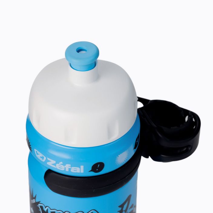 Bottiglia da bici Zefal Little Z - Ninja Boy + Supporto universale per clip 350 ml blu/bianco 4