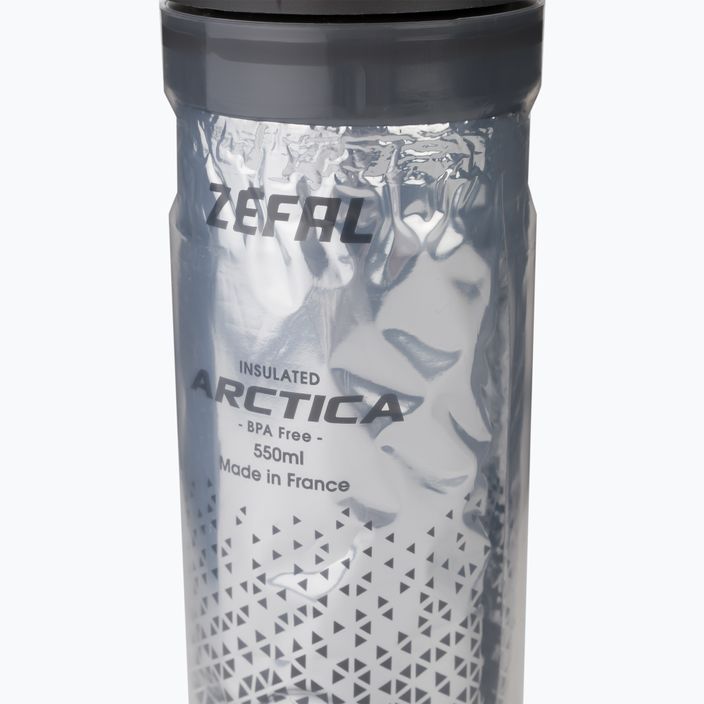 Zefal Arctica 550 ml argento/nero bottiglia termica per ciclismo 4