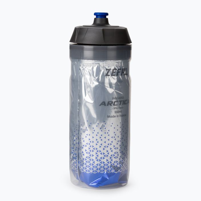 Zefal Arctica 550 ml argento/blu bottiglia termica per ciclismo