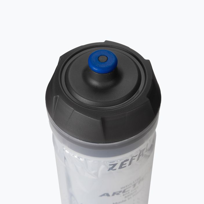 Zefal Arctica 550 ml argento/blu bottiglia termica per ciclismo 3