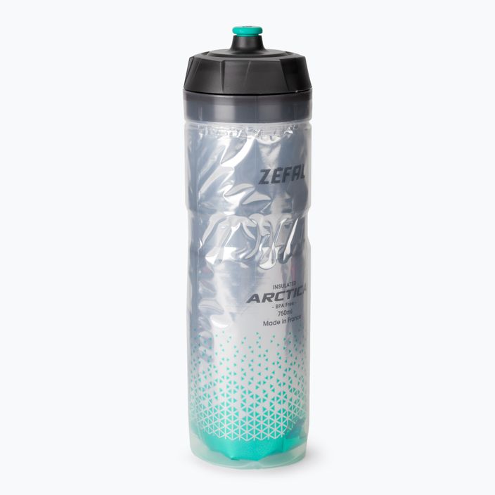 Zefal Arctica 750 ml argento/caraibi bottiglia termica per bicicletta 2