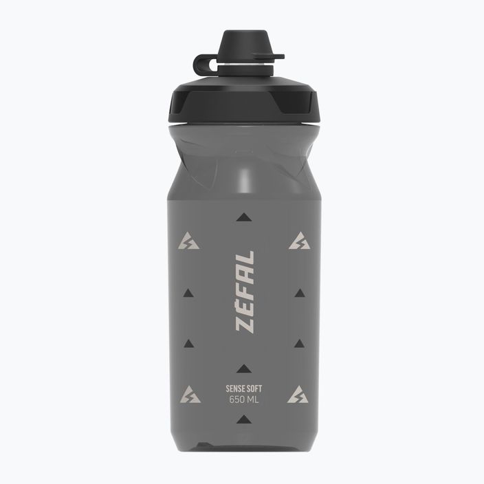 Zefal Sense Soft 65 No-Mud 650ml bottiglia da bicicletta nera affumicata 2