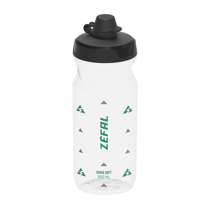 Zefal Sense Soft 65 No-Mud 650 ml bottiglia da bici traslucida 2