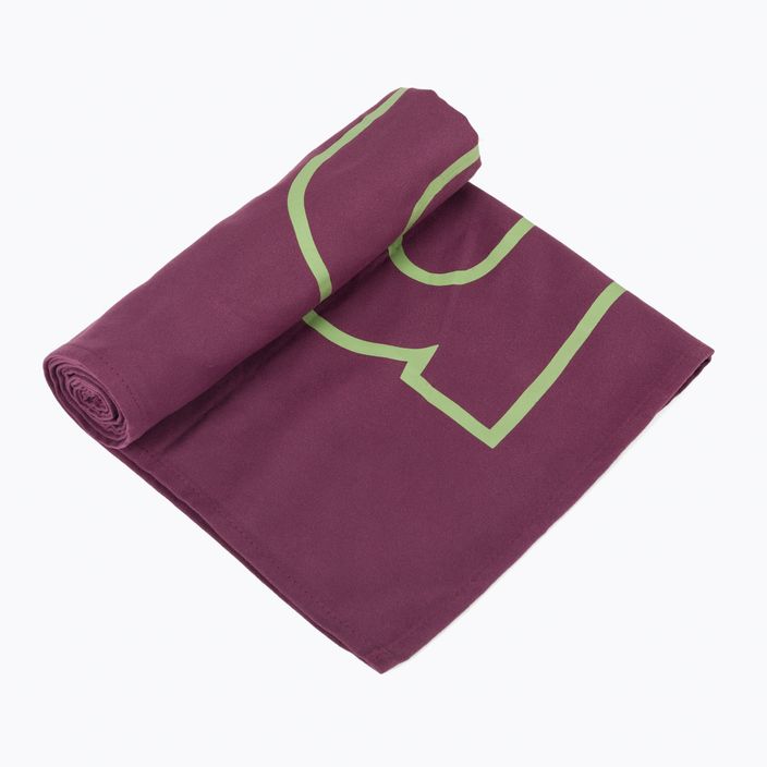 Arena Gym Smart asciugamano ad asciugatura rapida rosso vino/verde lucido 2