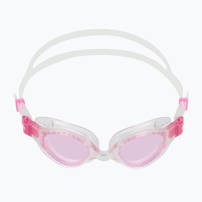 Occhialini da nuoto Arena Cruiser Evo Jr fucsia/chiaro/chiaro per bambini 2