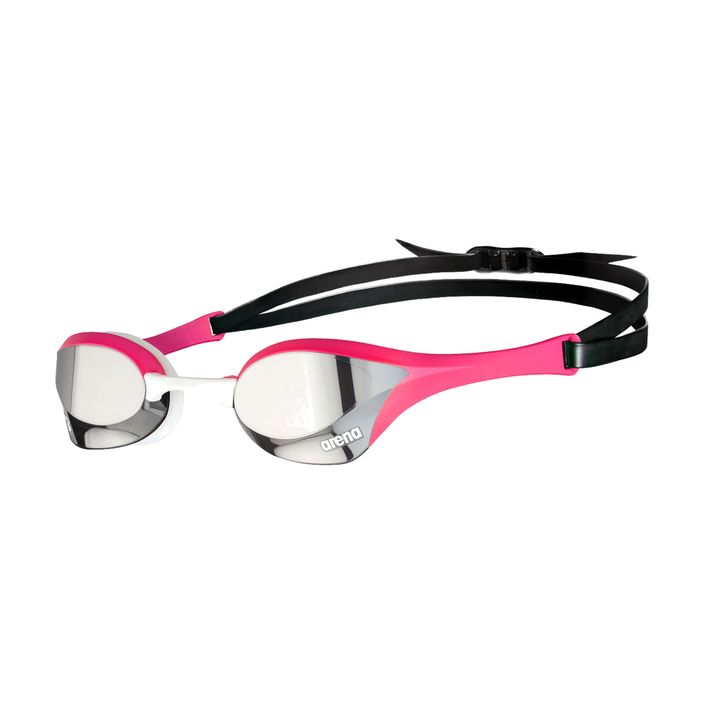 Occhiali da nuoto Arena Cobra Ultra Swipe Mrirror argento/rosa 2