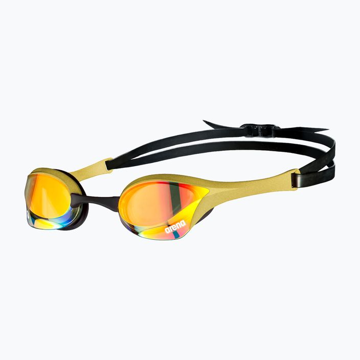 Occhiali da nuoto Arena Cobra Ultra Swipe Mrirror giallo rame/oro 6